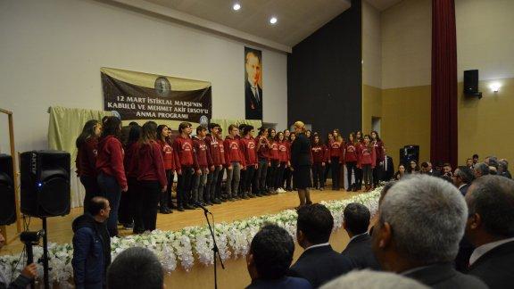 "12 Mart İstiklal Marşının Kabulü ve Mehmet Akif Ersoy´u Anma " Programı