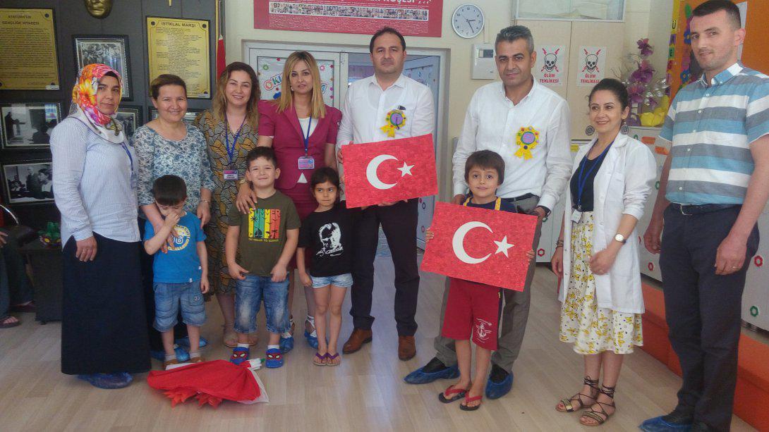 İlçe Milli Eğitim Müdürümüz Sayın Murat ÇELİK, Yüreğir Anaokulunu Ziyaret Etti